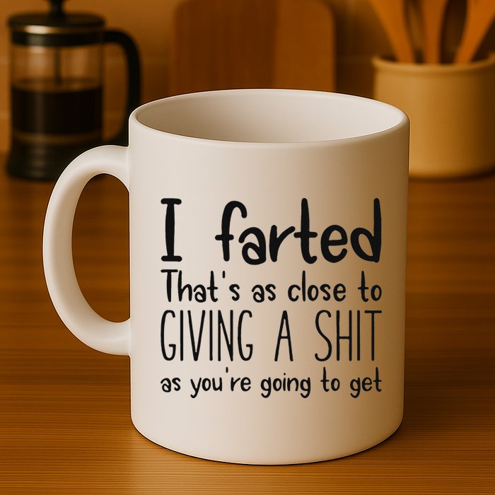 I Farted ThatS As Close To Giving A Shit As YouRe Going To Mug