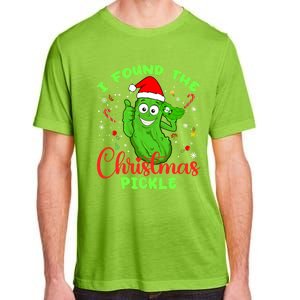 I Found The Christmas Pickle Funny Xmas Party Gift Adult ChromaSoft Performance T-Shirt