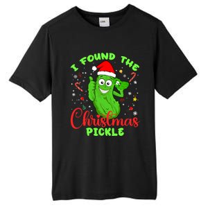 I Found The Christmas Pickle Funny Xmas Party Gift Tall Fusion ChromaSoft Performance T-Shirt