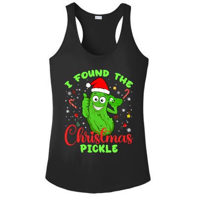 I Found The Christmas Pickle Funny Xmas Party Gift Ladies PosiCharge Competitor Racerback Tank