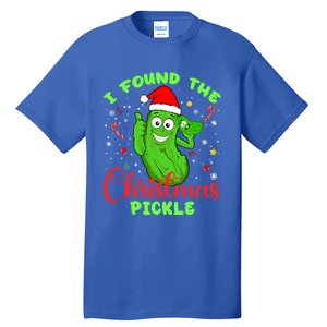 I Found The Christmas Pickle Funny Xmas Party Gift Tall T-Shirt