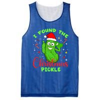 I Found The Christmas Pickle Funny Xmas Party Gift Mesh Reversible Basketball Jersey Tank