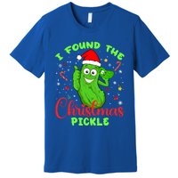 I Found The Christmas Pickle Funny Xmas Party Gift Premium T-Shirt