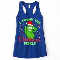 I Found The Christmas Pickle Funny Xmas Party Gift Womens Tank Top