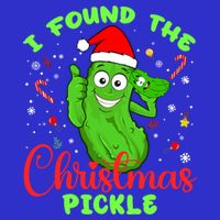 I Found The Christmas Pickle Funny Xmas Party Gift Womens Tank Top