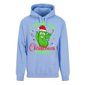 I Found The Christmas Pickle Funny Xmas Party Gift Unisex Surf Hoodie