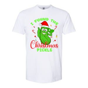 I Found The Christmas Pickle Funny Xmas Party Gift Softstyle CVC T-Shirt