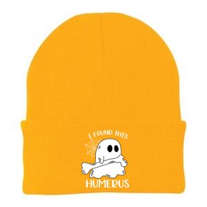 I Found This Humerus Funny Orthopedic Surgeon Ghost Funny Gift Knit Cap Winter Beanie