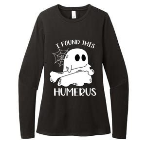 I Found This Humerus Funny Orthopedic Surgeon Ghost Funny Gift Womens CVC Long Sleeve Shirt