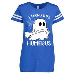 I Found This Humerus Funny Orthopedic Surgeon Ghost Funny Gift Enza Ladies Jersey Football T-Shirt