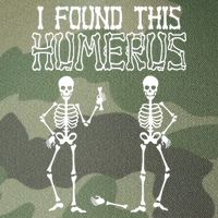 I Found This Humerus Funny Skeleton Legacy Tie Dye Trucker Hat