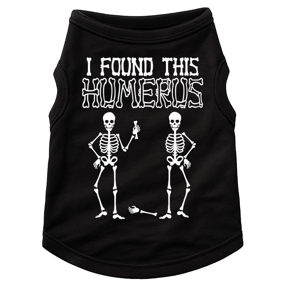 I Found This Humerus Funny Skeleton Doggie Tank