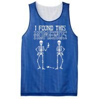 I Found This Humerus Funny Skeleton Mesh Reversible Basketball Jersey Tank