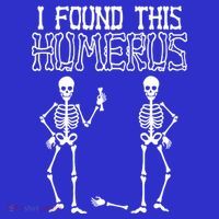 I Found This Humerus Funny Skeleton Pom Pom 12in Knit Beanie