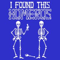 I Found This Humerus Funny Skeleton Baby Bodysuit