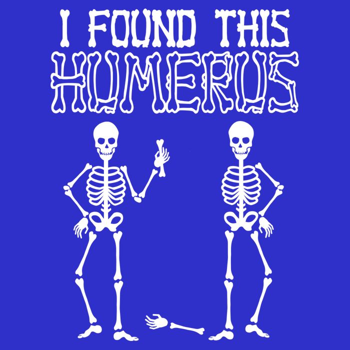 I Found This Humerus Funny Skeleton Baby Bodysuit