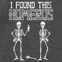 I Found This Humerus Funny Skeleton Vector Backpack