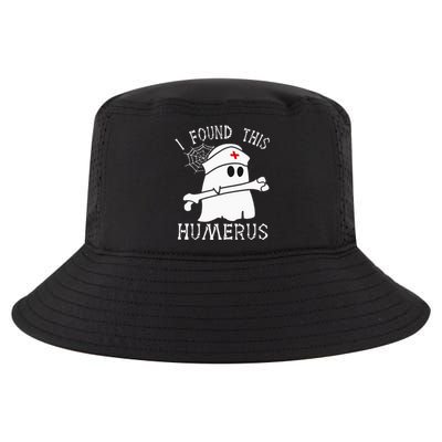 I Found This Humerus Funny Ghost Nurse Halloween Cool Comfort Performance Bucket Hat