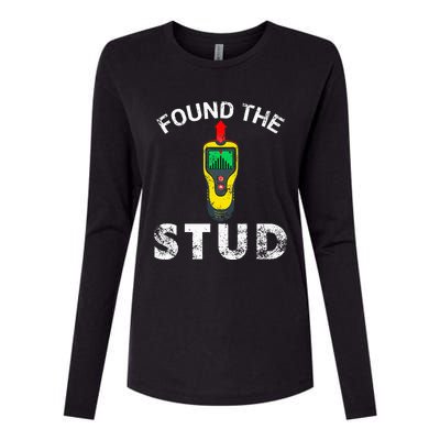 I Found The Stud Womens Cotton Relaxed Long Sleeve T-Shirt