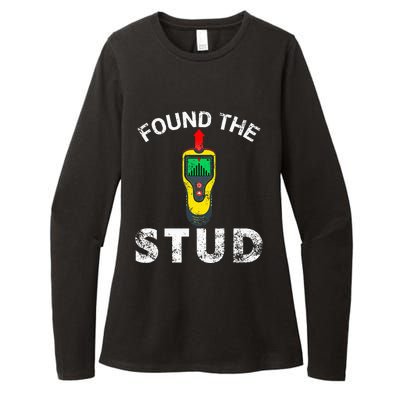 I Found The Stud Womens CVC Long Sleeve Shirt