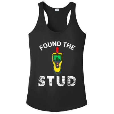 I Found The Stud Ladies PosiCharge Competitor Racerback Tank