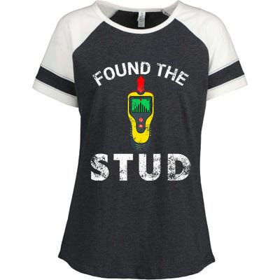 I Found The Stud Enza Ladies Jersey Colorblock Tee