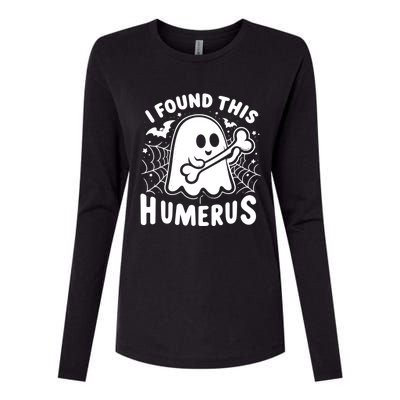 I Found This Humerus Halloween Ghost Humorous Saying Funny Funny Gift Womens Cotton Relaxed Long Sleeve T-Shirt