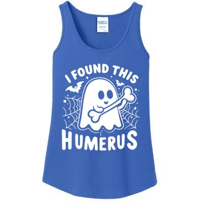 I Found This Humerus Halloween Ghost Humorous Saying Funny Funny Gift Ladies Essential Tank