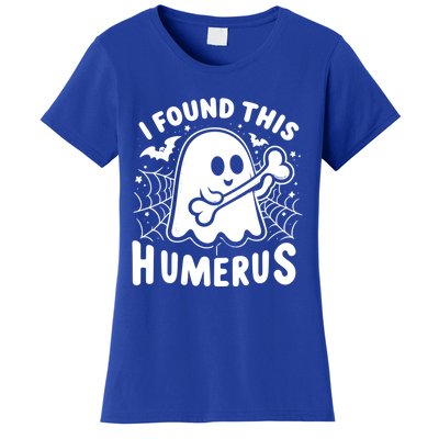 I Found This Humerus Halloween Ghost Humorous Saying Funny Funny Gift Women's T-Shirt