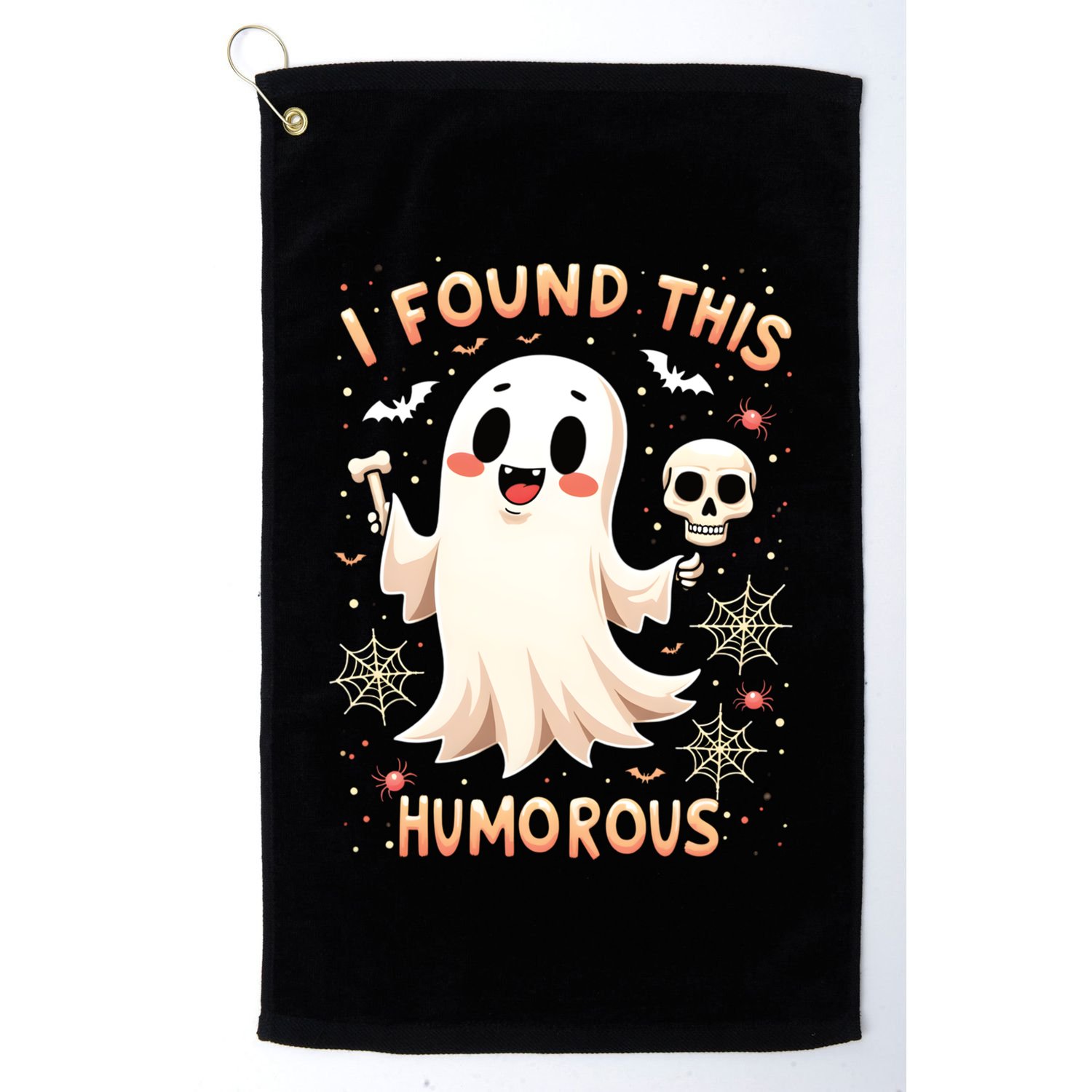 I Found This Humorous Halloween Ghost Design Cool Gift Golf Towel