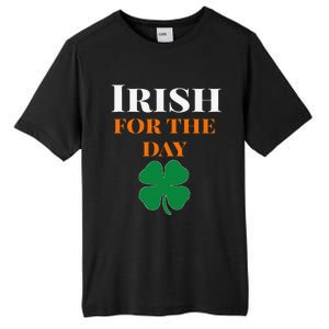 Irish For The Day St Patricks Day Tall Fusion ChromaSoft Performance T-Shirt