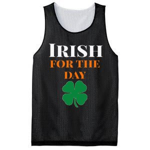 Irish For The Day St Patricks Day Mesh Reversible Basketball Jersey Tank