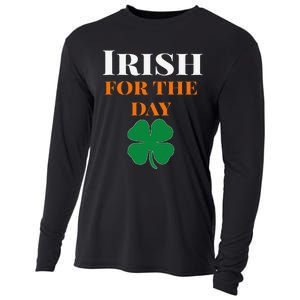 Irish For The Day St Patricks Day Cooling Performance Long Sleeve Crew