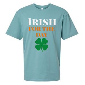 Irish For The Day St Patricks Day Sueded Cloud Jersey T-Shirt