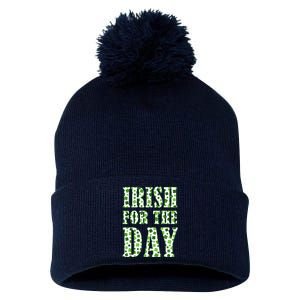 Irish For The Day Pom Pom 12in Knit Beanie