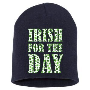 Irish For The Day Short Acrylic Beanie