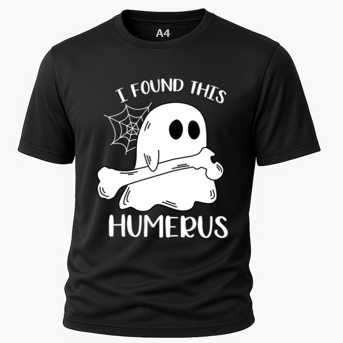 I Found This Humerus Funny Orthopedic Surgeon Ghost Gift Cooling Performance Crew T-Shirt