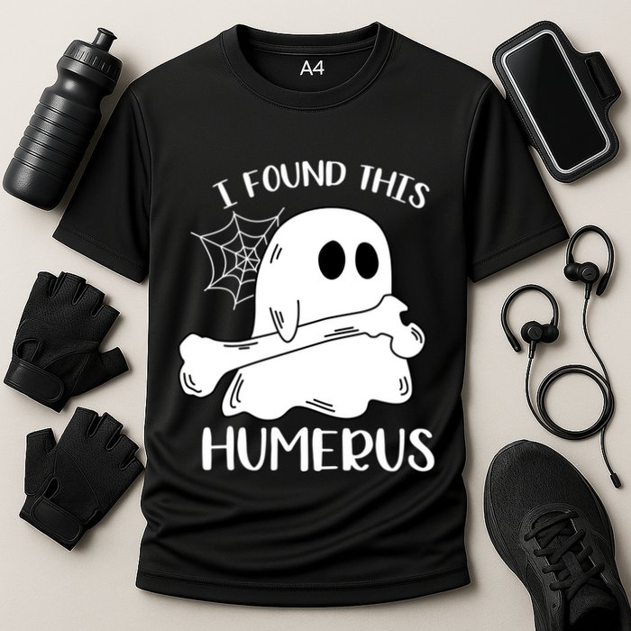 I Found This Humerus Funny Orthopedic Surgeon Ghost Gift Cooling Performance Crew T-Shirt