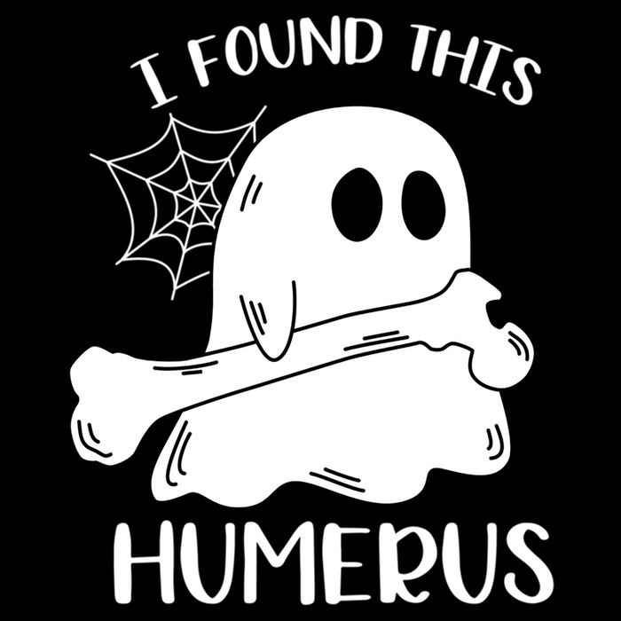I Found This Humerus Funny Orthopedic Surgeon Ghost Gift Cooling Performance Crew T-Shirt