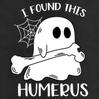 I Found This Humerus Funny Orthopedic Surgeon Ghost Gift Adult Drive Performance Visor