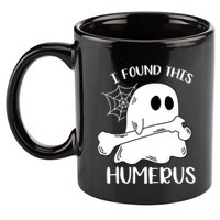 I Found This Humerus Funny Orthopedic Surgeon Ghost Gift 11oz C Handle Ceramic Mug