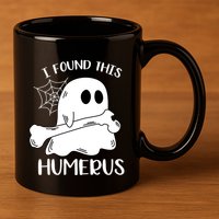 I Found This Humerus Funny Orthopedic Surgeon Ghost Gift 11oz C Handle Ceramic Mug