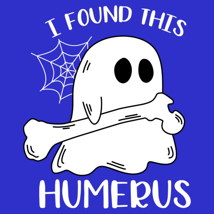 I Found This Humerus Funny Orthopedic Surgeon Ghost Gift 16 in Basic Backpack