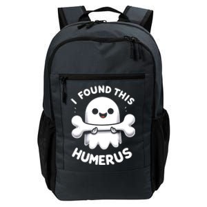 I Found This Humerus Halloween Ghost Bone Funny Humorous Gift Daily Commute Backpack