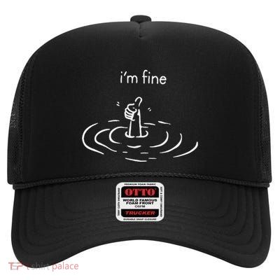 IM Fine Thumbs Up High Crown Mesh Back Trucker Hat