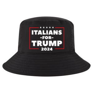 Italians For Trump 2024 Cool Comfort Performance Bucket Hat