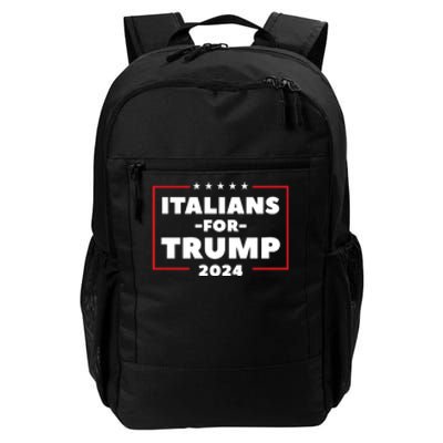 Italians For Trump 2024 Daily Commute Backpack