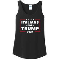 Italians For Trump 2024 Ladies Essential Tank