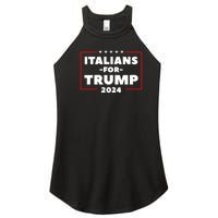 Italians For Trump 2024 Women's Perfect Tri Rocker Tank