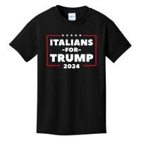 Italians For Trump 2024 Kids T-Shirt